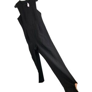 Banana Republic Black Sleeveless Jumpsuit Size 14 RHG10695 NWT $130